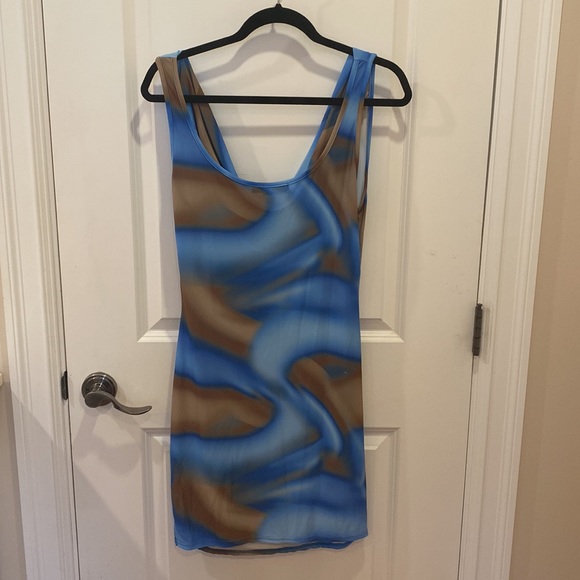Printed cowl neck dress - Picture 2 of 2